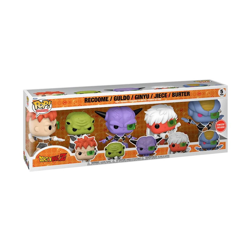 Recoome / Guldo / Ginyu / Jiece / Burter #5 PACK Funko Pop from Dragon Ball Z