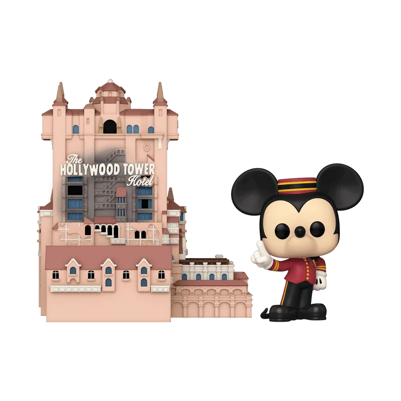 Hollywood Tower Hotel and Mickey Mouse #31 Funko Pop from Disney