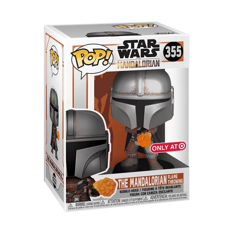 The Mandalorian Flame Throwing #355 Funko Pop from Star Wars