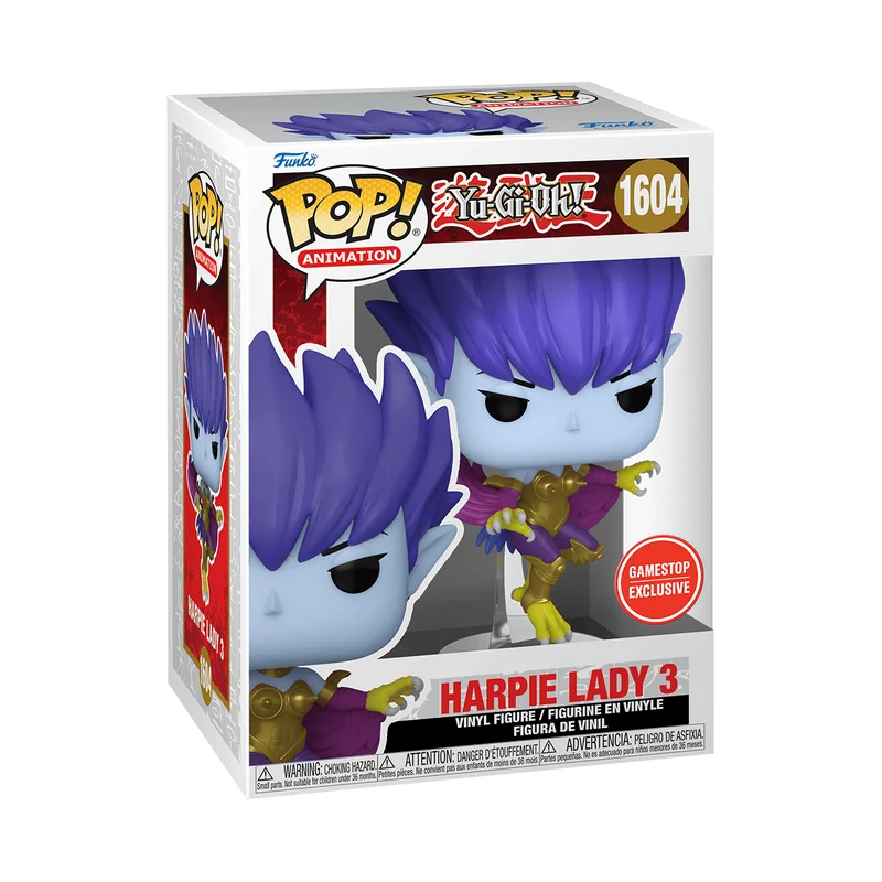 Harpie Lady 3 #1604 Funko Pop from Yu-Gi-Oh!