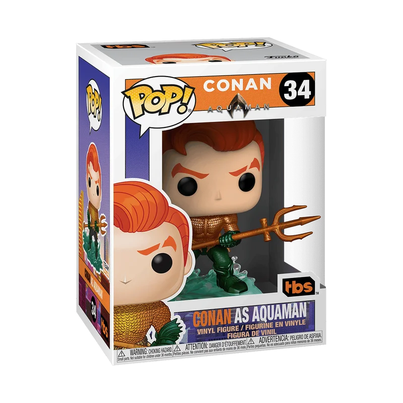 Conan O'Brien as Aquaman #34 Funko Pop from Conan O'Brien