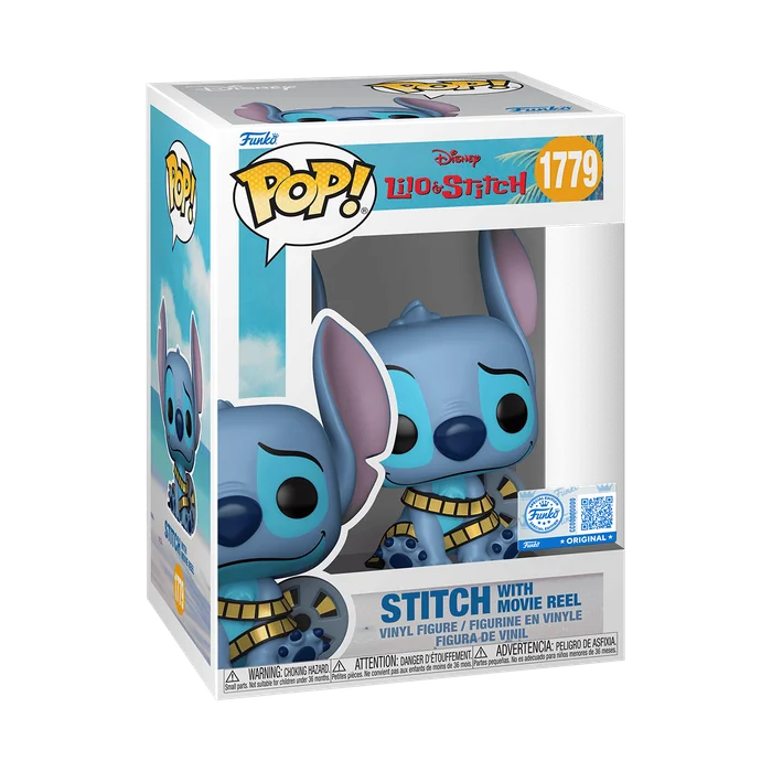 Stitch with Movie Reel #1779 Funko Pop from Lilo & Stitch