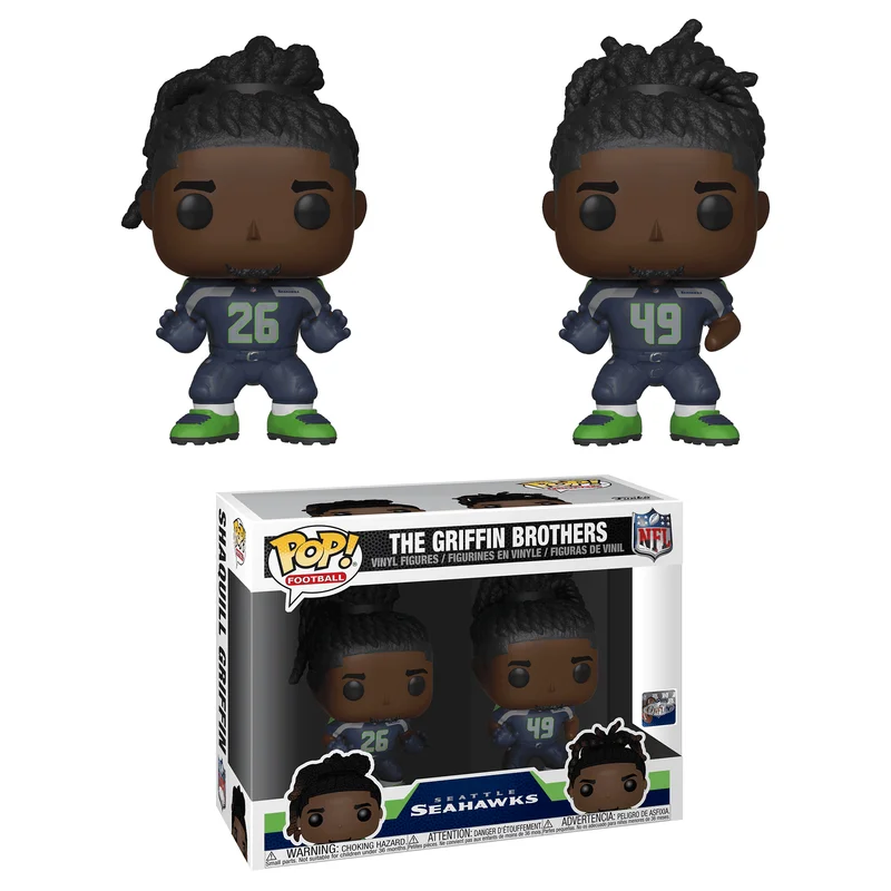The Griffin Brothers #2 PACK Funko Pop from Seattle Seahawks