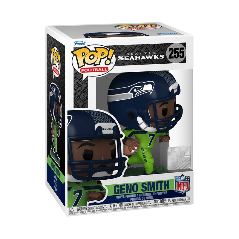 Geno Smith #255 Funko Pop from Seattle Seahawks