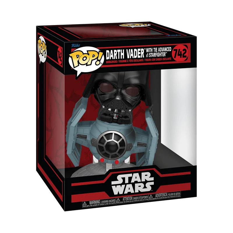 Darth Vader with Tie Advanced x1 Starfighter #742 Funko Pop from Star Wars