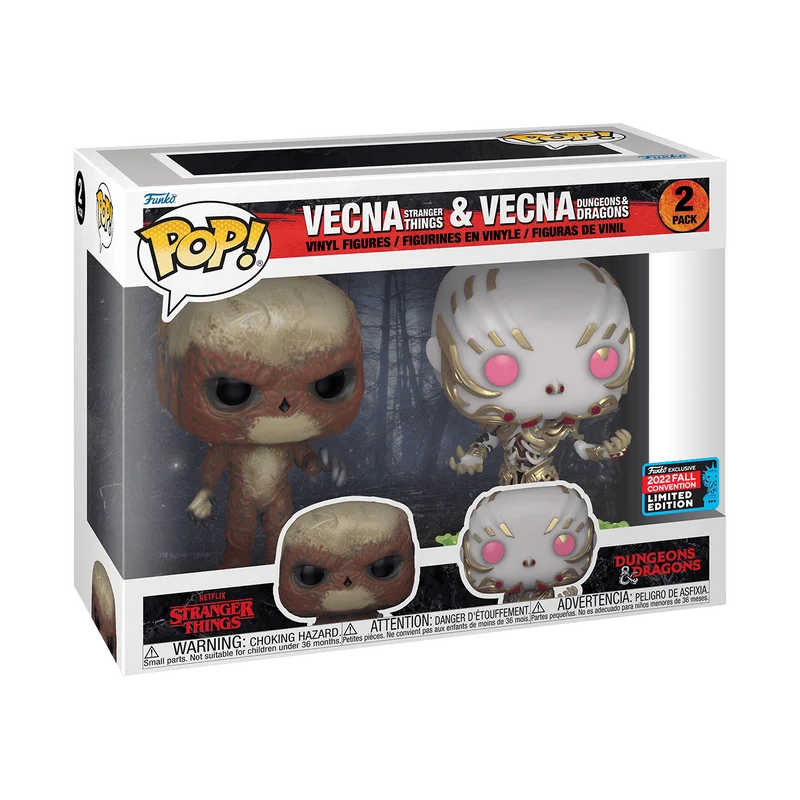 Vecna Stranger Things & Vecna Dungeons & Dragons #2 PACK Funko Pop from Stranger Things Dungeon & Dragons
