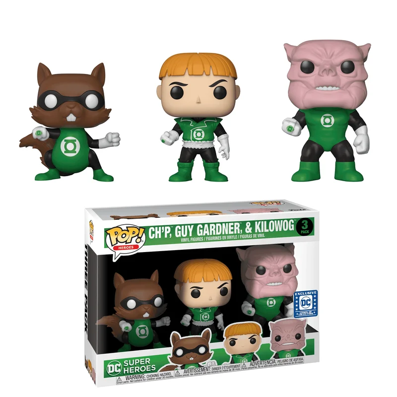 Ch'p, Guy Gardner, & Kilowog #3 PACK Funko Pop from DC Super Heroes