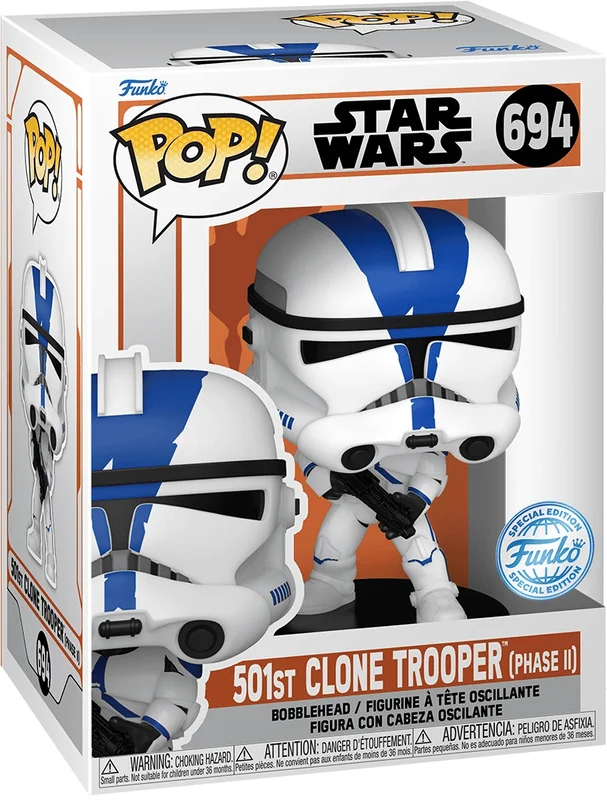 501st Clone Trooper (Phase II) #694 Funko Pop from Star Wars