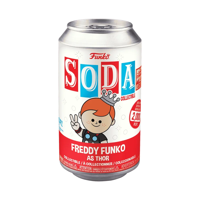 Freddy Funko as Thor Metallic Funko Pop from Funko