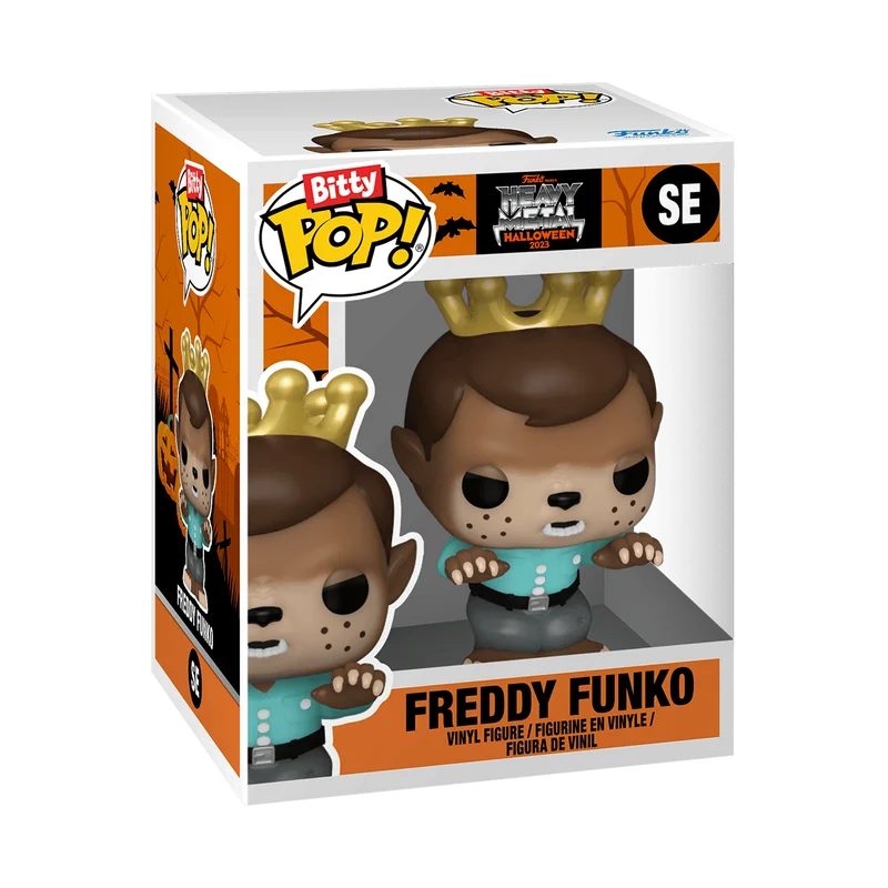 Freddy Funko #SE Funko Pop from Heavy Metal Halloween 2023