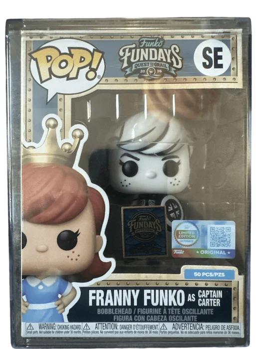 Franny Funko as Captain Carter #SE Funko Pop from Funko Fundays