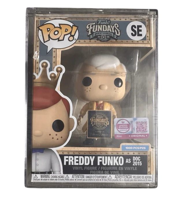 Freddy Funko as Doc 2015 #SE Funko Pop from Funko Fundays