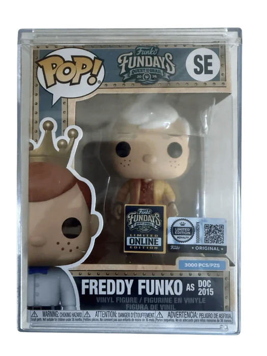 Freddy Funko as Doc 2015 #SE Funko Pop from Funko Fundays