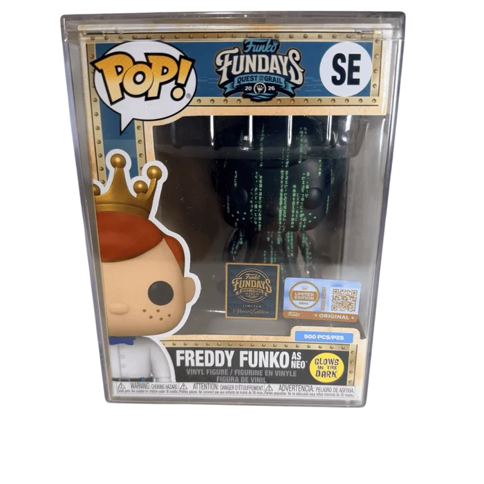 Freddy Funko as Neo #SE Funko Pop from Funko Fundays