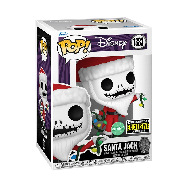 Santa Jack #1383 Funko Pop from Disney