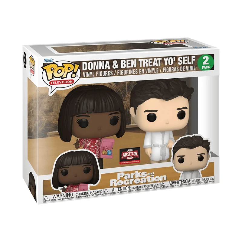 Donna and Ben Treat Yo' Self #2 PACK Funko Pop from Parks and Recreation