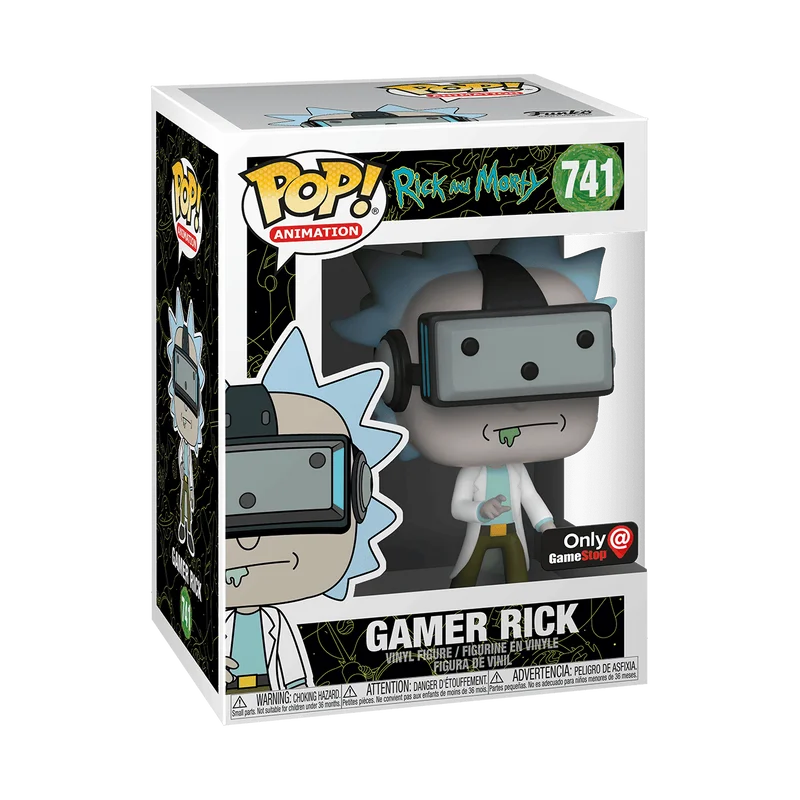 Gamer Rick #741 Funko Pop from Rick and Morty
