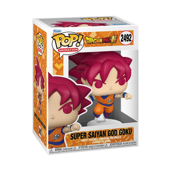 Super Saiyan God Goku #2492 Funko Pop from Dragon Ball Super