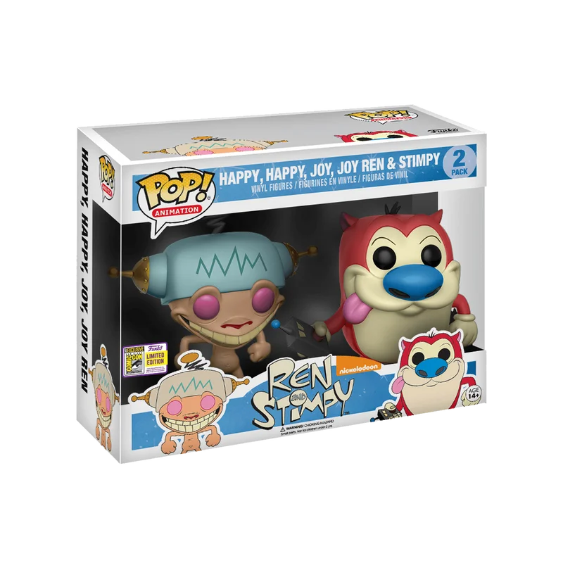 Happy, Happy, Joy, Joy Ren & Stimpy #2 PACK Funko Pop from Ren and Stimpy