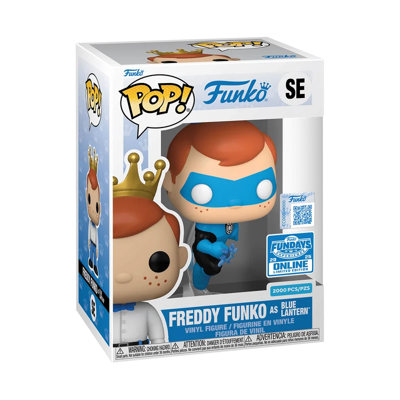 Freddy Funko as Blue Lantern #SE Funko Pop from Funko