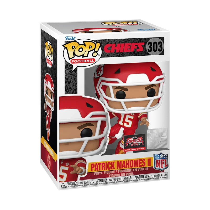 Patrick Mahomes II #303 Funko Pop from Chiefs