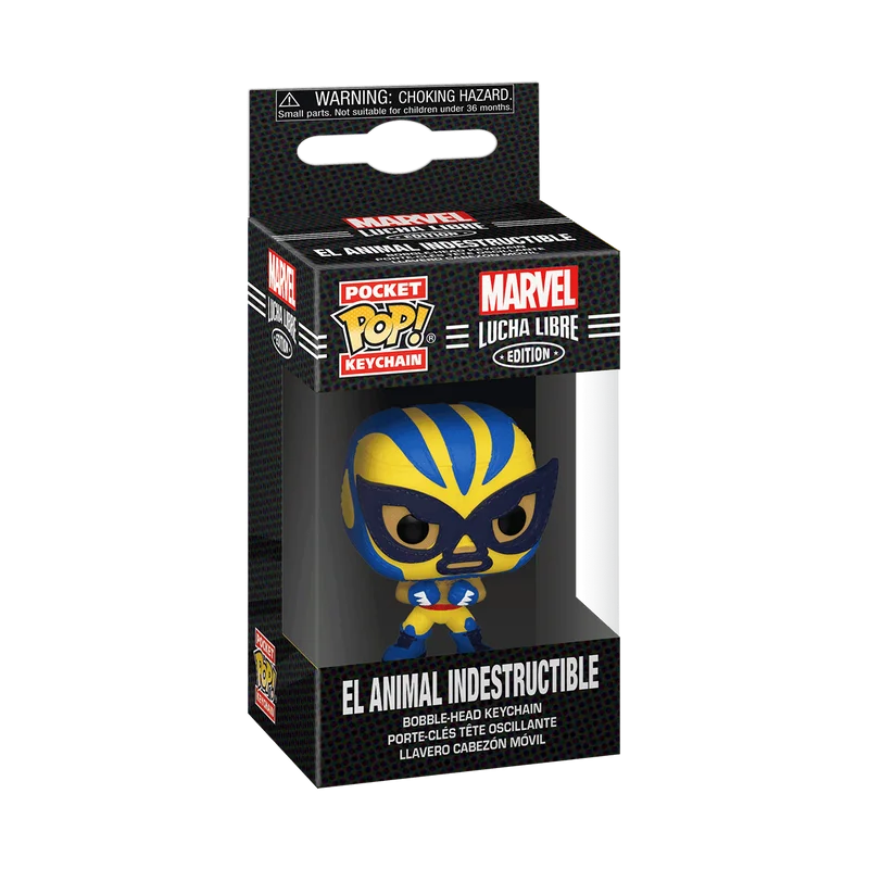 El Animal Indestructible Funko Pop from Marvel Lucha Libre Edition