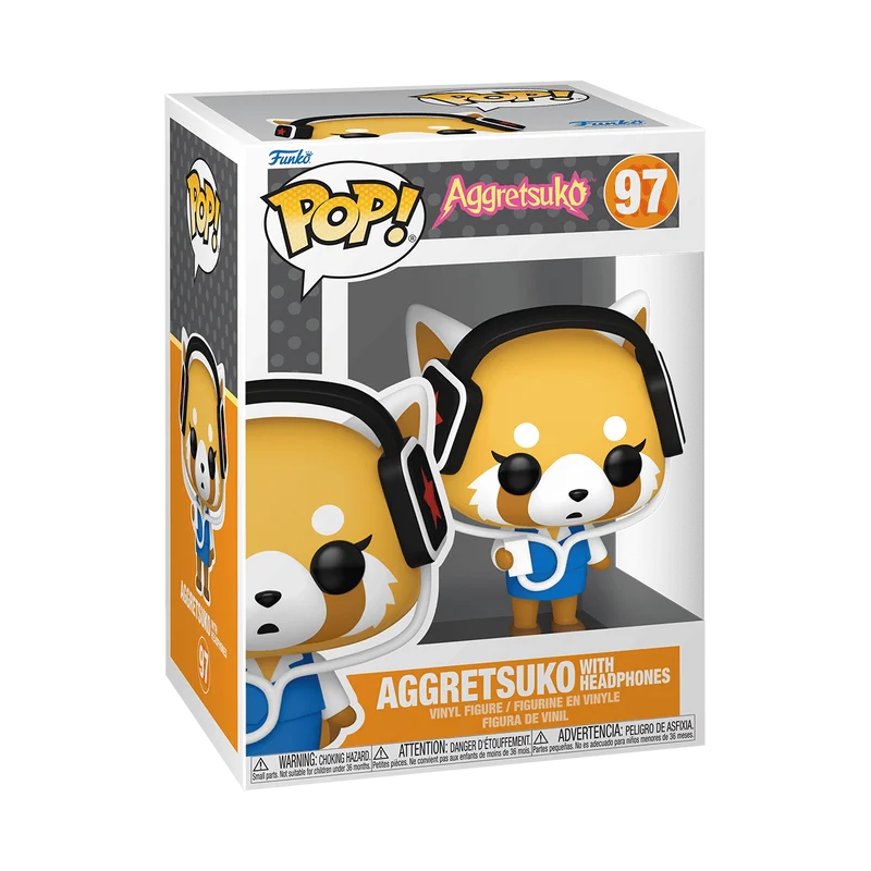Aggretsuko with Headphones #97 Funko Pop from Aggretsuko
