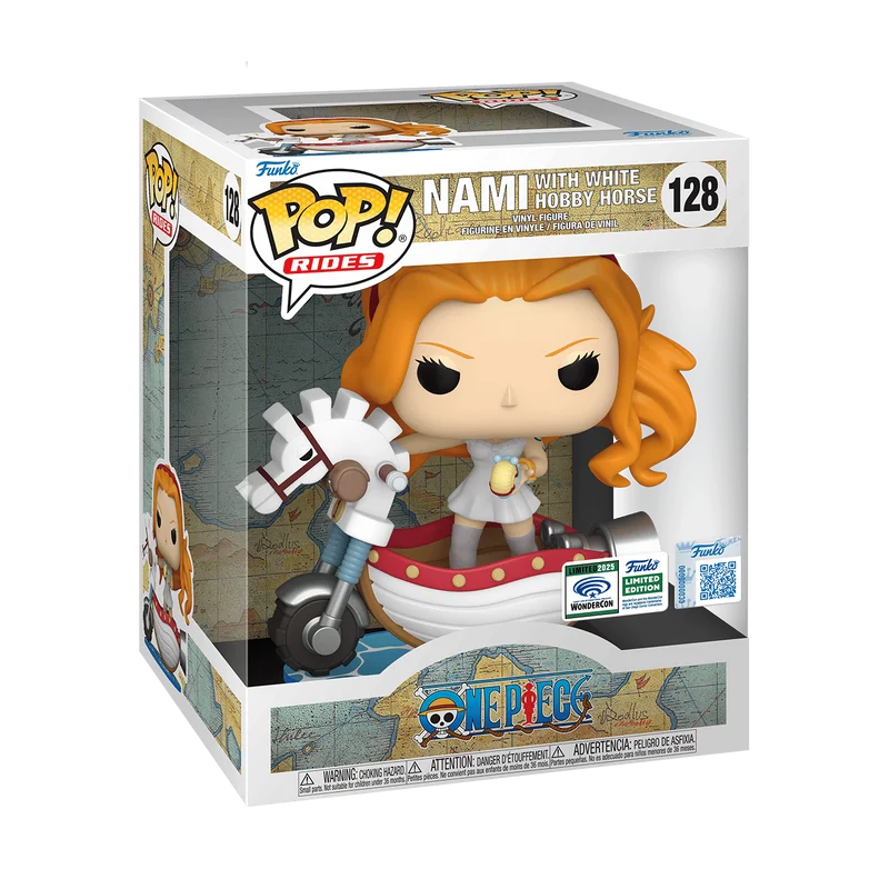 Nami with White Hobby Horse #128 Funko Pop from One Piece