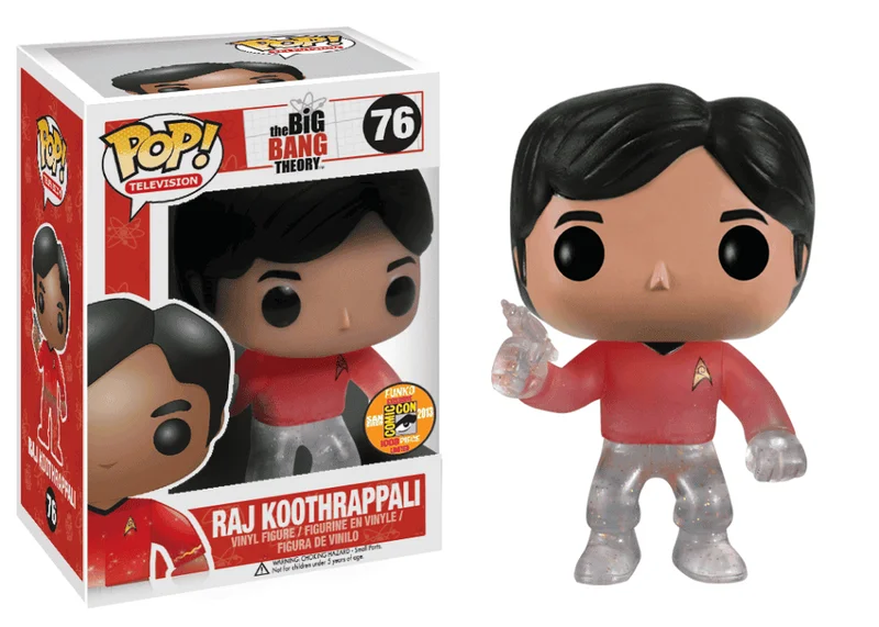 Raj Koothrappali #76 Funko Pop from Big Bang Theory
