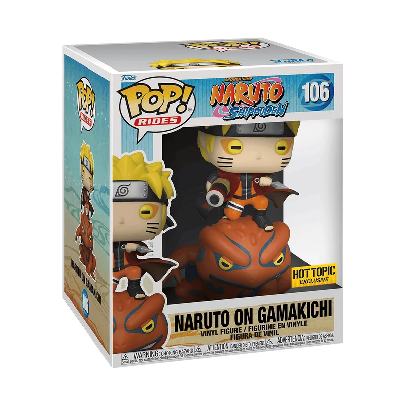 Naruto on Gamakichi #106 Funko Pop from Naruto Shippuden