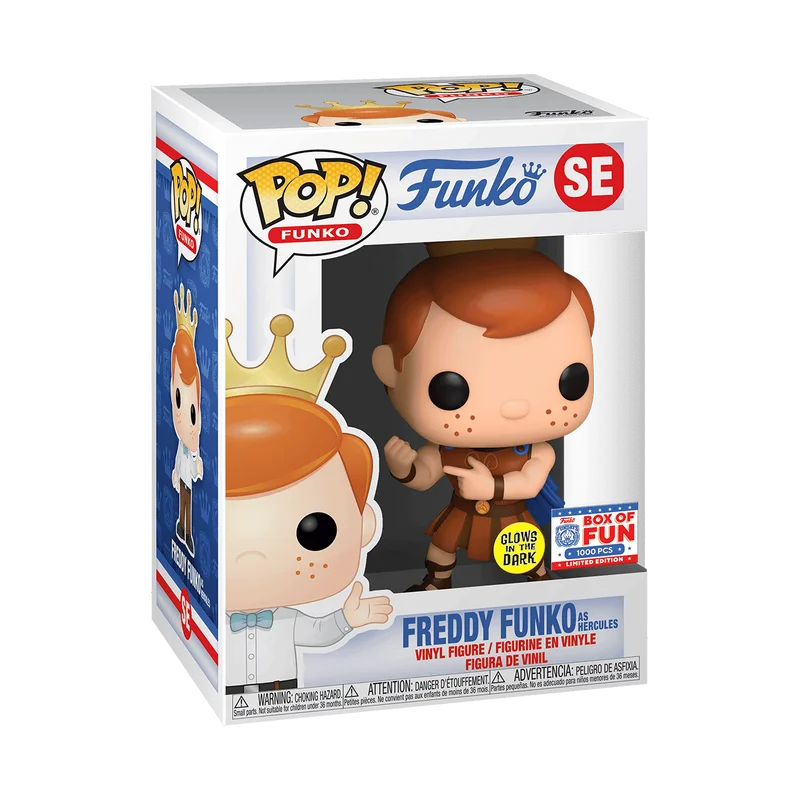Freddy Funko as Hercules #SE Funko Pop from Freddy Funko