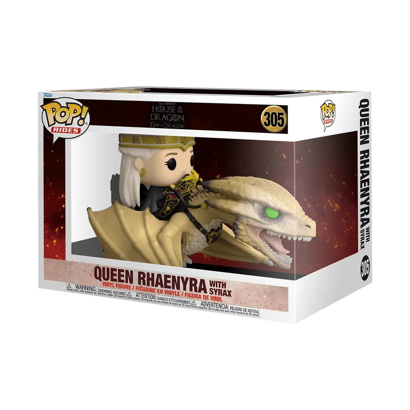 Queen Rhaenyra with Syrax #305 Funko Pop from House of the Dragon