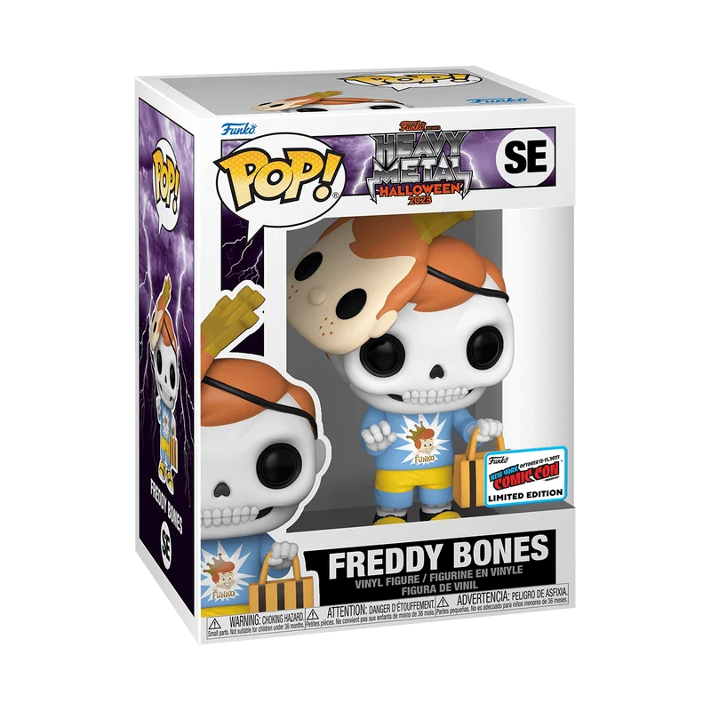 Freddy Bones #SE Funko Pop from Heavy Metal Halloween 2023