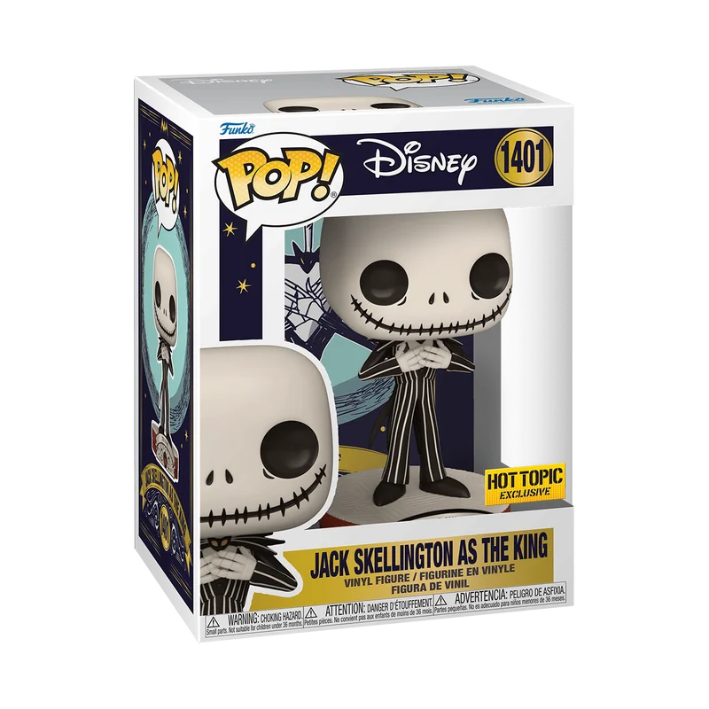 Jack Skellington as the King #1401 Funko Pop from Disney