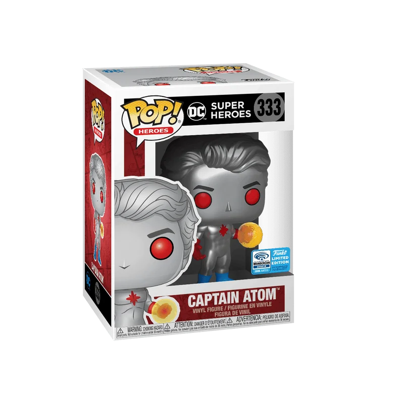 Captain Atom #333 Funko Pop from DC Comics