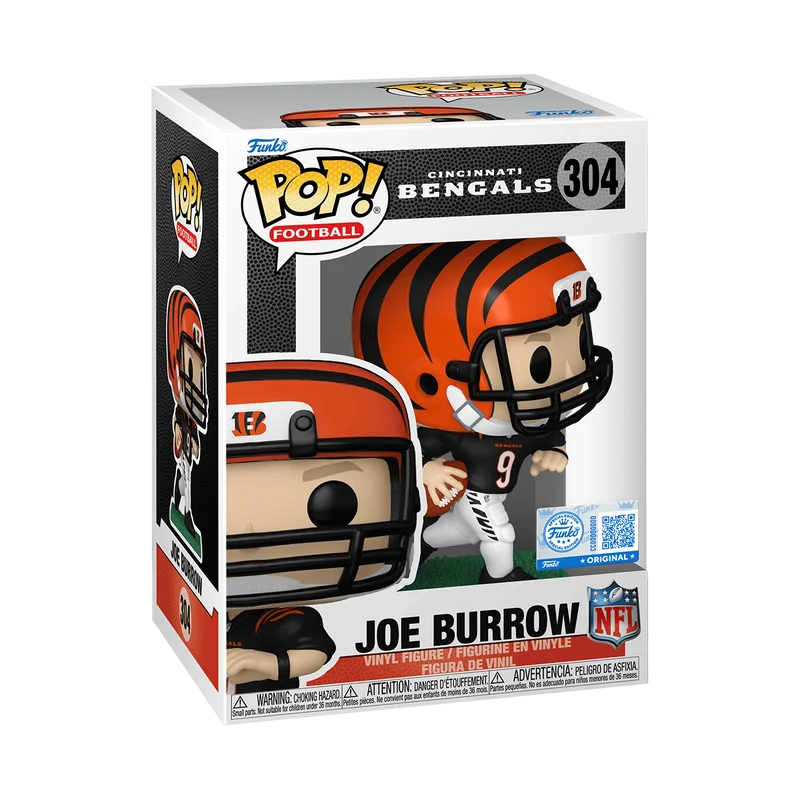 Joe Burrow #304 Funko Pop from Cincinnati Bengals