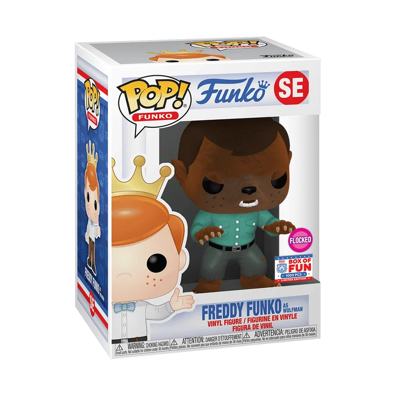 Freddy Funko as Wolfman #SE Funko Pop from Freddy Funko