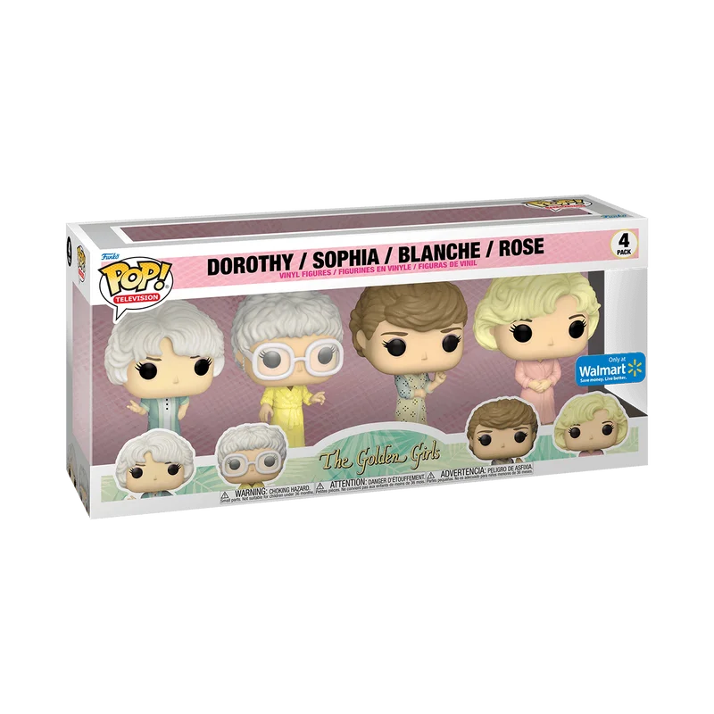 Dorothy / Sophia / Blanche / Rose #4 PACK Funko Pop from The Golden Girls