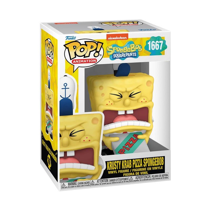 Krusty Krab Pizza SpongeBob #1667 Funko Pop from Spongebob Squarepants