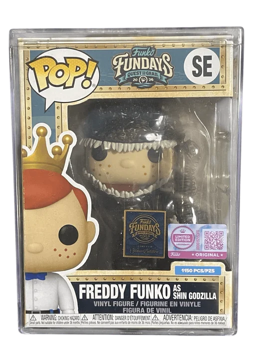 Freddy Funko as Shin Godzilla #SE Funko Pop from Funko Fundays