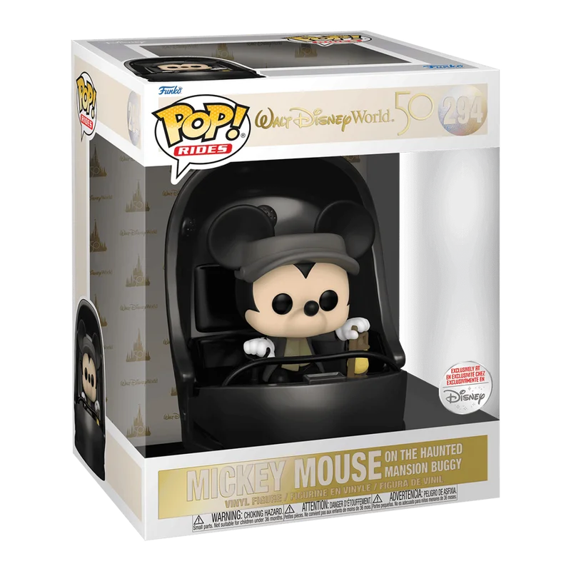 Mickey Mouse on the Haunted Mansion Buggy #294 Funko Pop from Disney