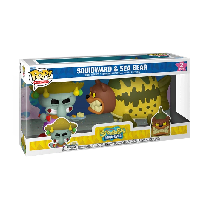Squidward & Sea Bear #2 PACK Funko Pop from SpongeBob SquarePants