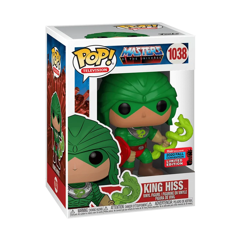 King Hiss #1038 Funko Pop from Masters of the Universe