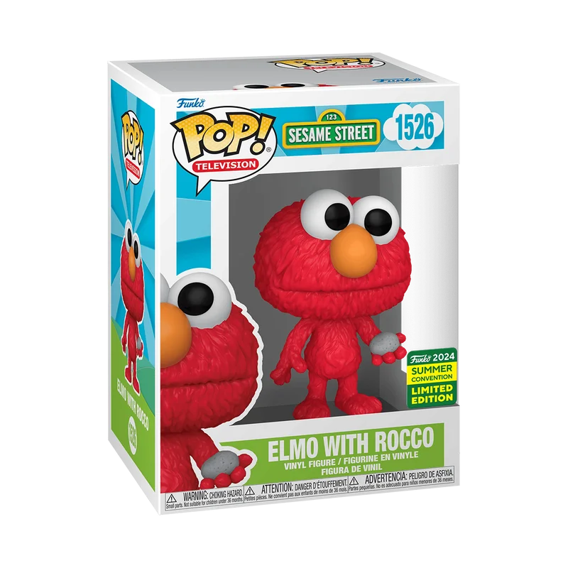 Elmo with Rocco #1526 Funko Pop from Sesame Street