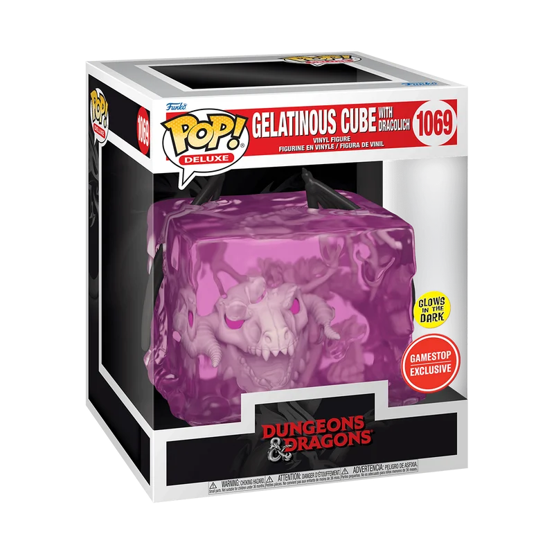 Gelatinous Cube with Dracolich #1069 Funko Pop from Dungeons & Dragons