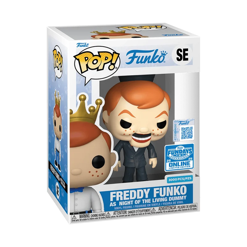Freddy funko as Night of the Living Dummy #SE Funko Pop from Funko