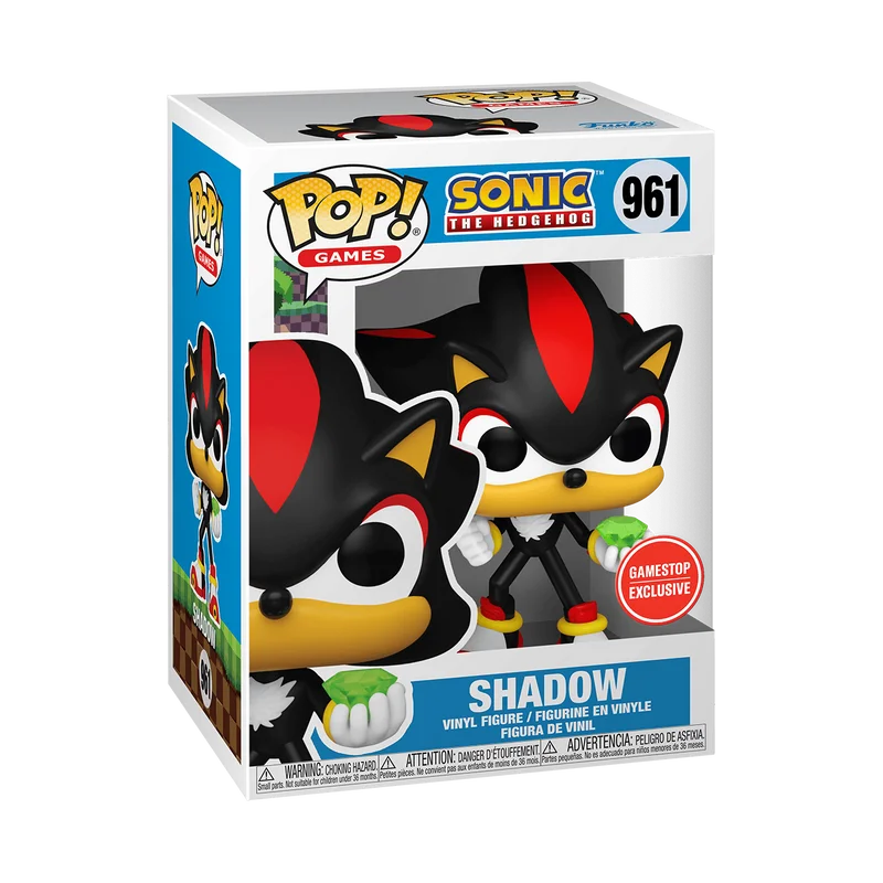 Shadow #961 Funko Pop from Sonic The Hedgehog