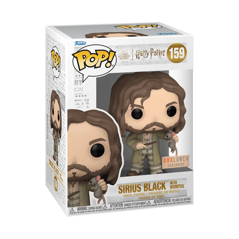Sirius Black with Wormtail #159 Funko Pop from Harry Potter
