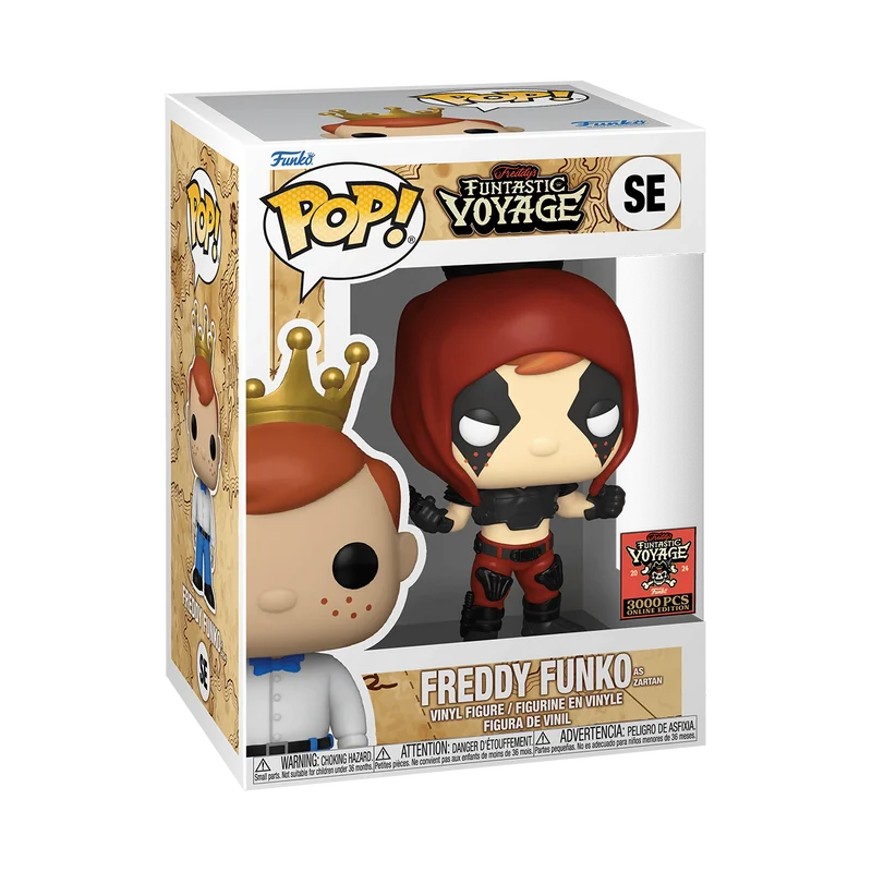 Freddy Funko as Zartan #SE Funko Pop from Freddy`s Funtastic Voyage