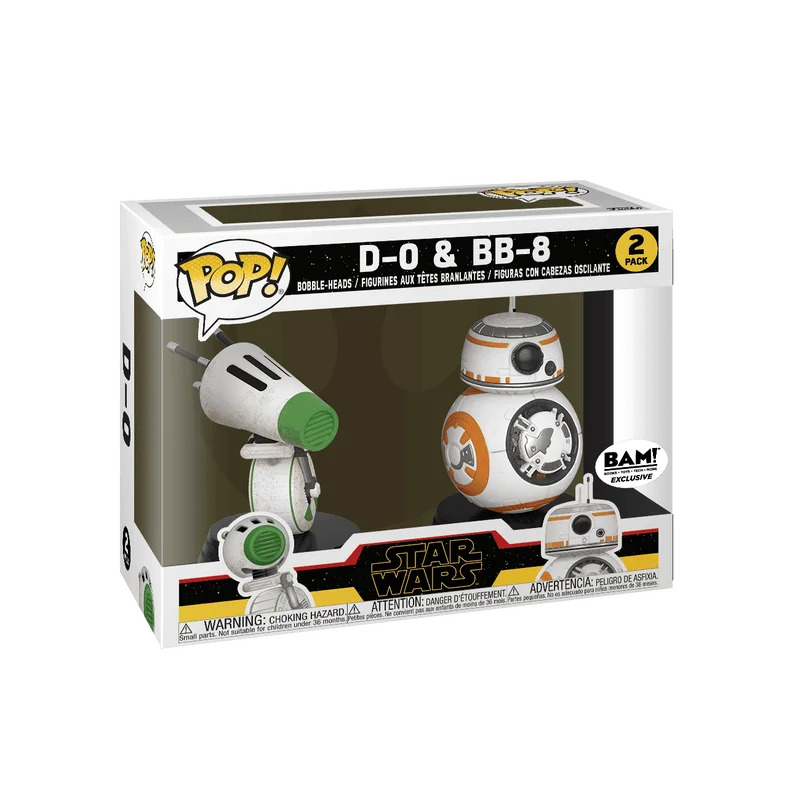 D-O & BB-8 #2 PACK Funko Pop from Star Wars